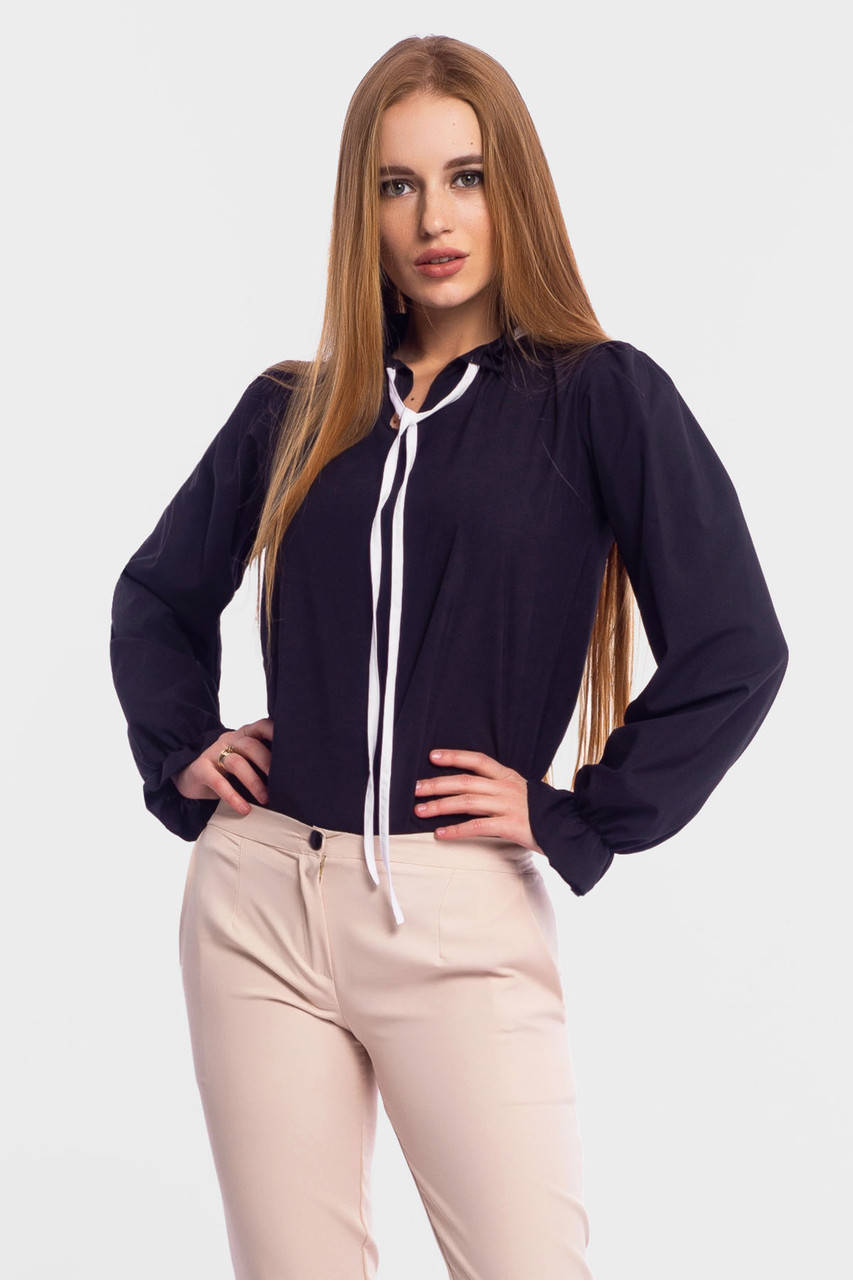 

Молодіжна жіноча блузка Nataly, чорний M, Черный