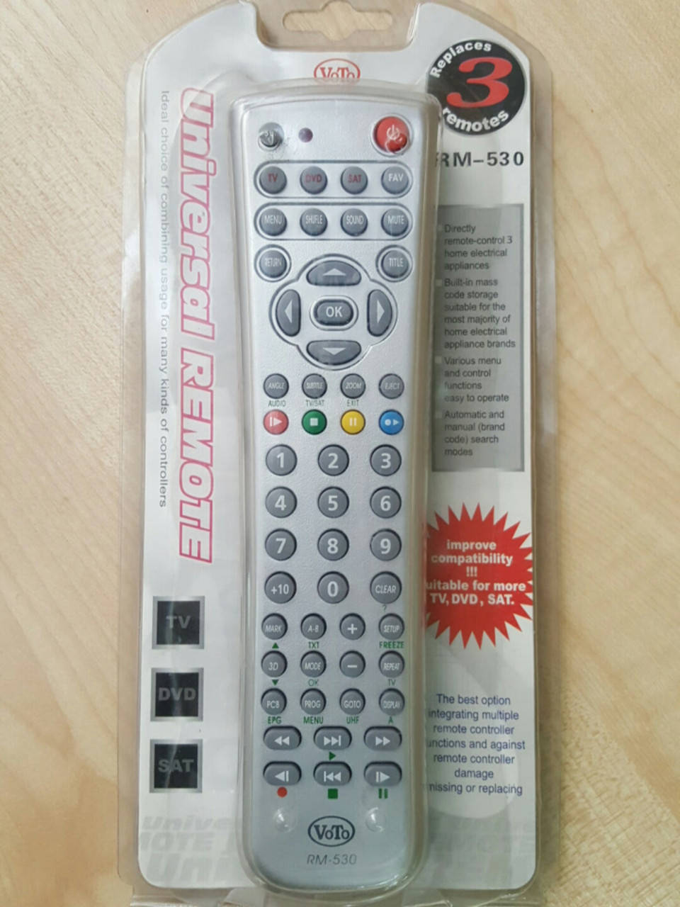 

Пульт ДК Universal RM-530 Voto