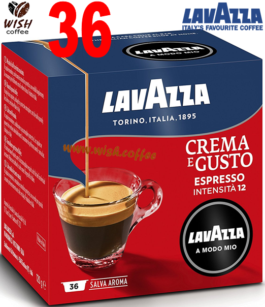 

Кофе в капсулах Lavazza A Modo Mio Crema e Gusto (Int = 12; 36 капсул)