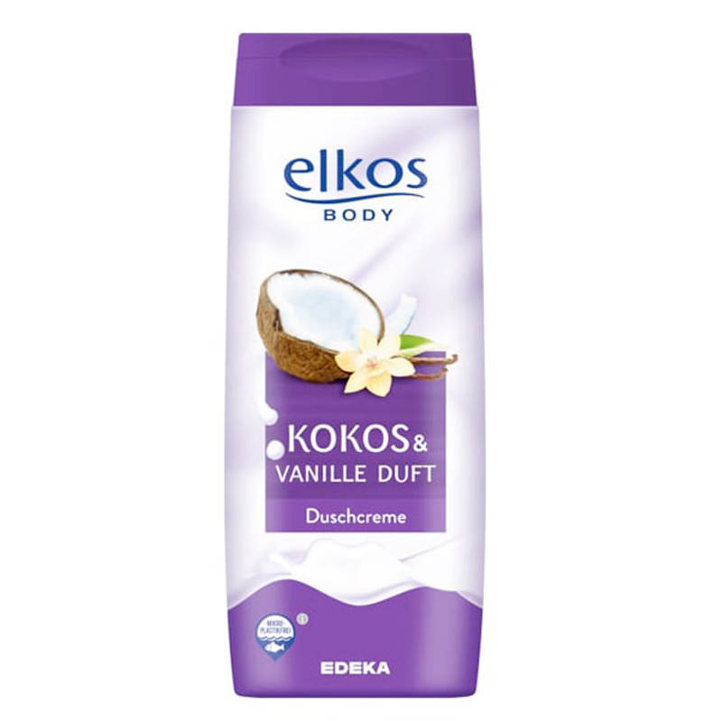 

Гель для душа Elkos Body Dusch Creme Kokos&Vanille "Кокос-ваниль" 300 мл
