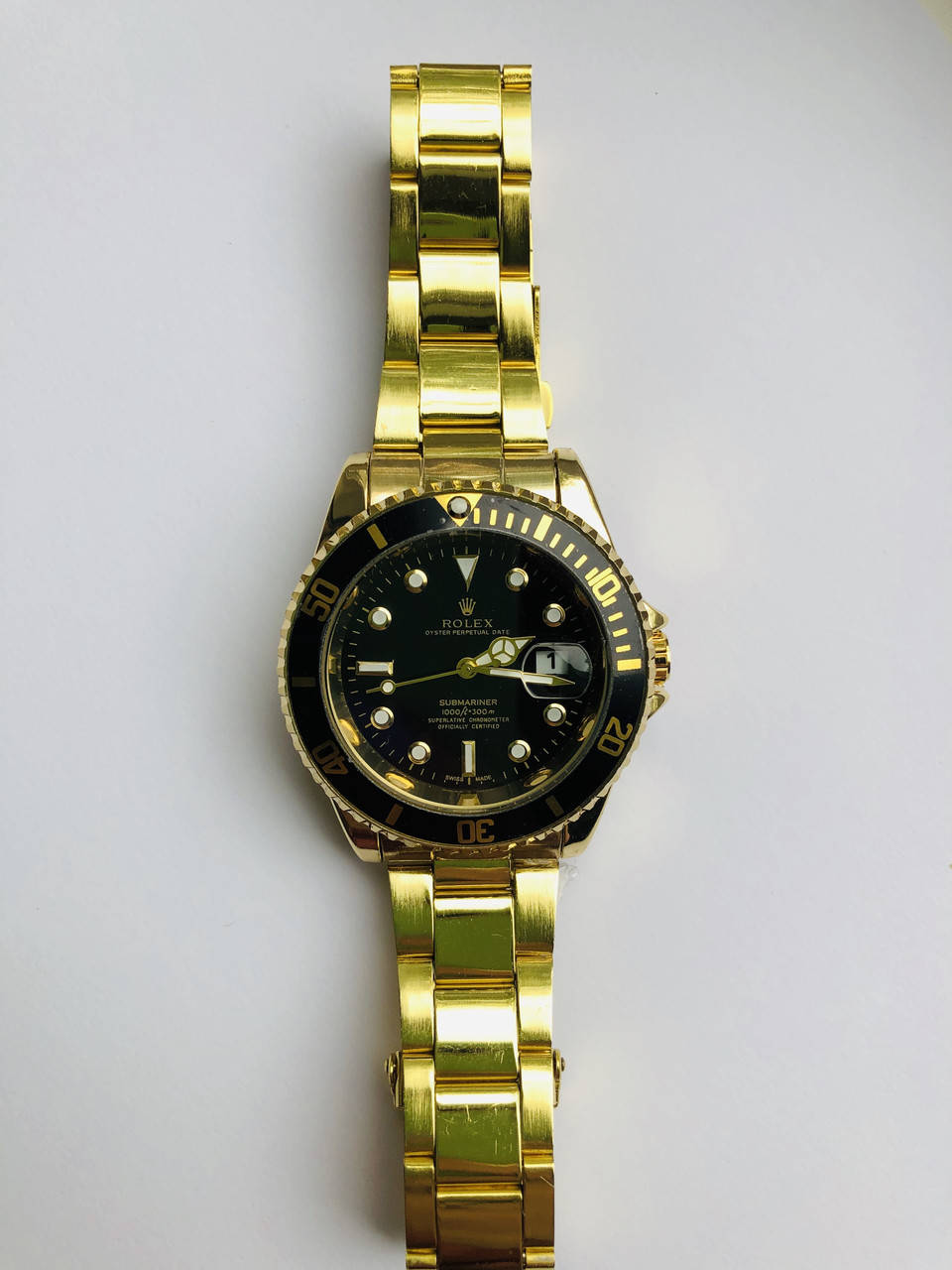 

Часы мужские Rolex Submariner gold&black
