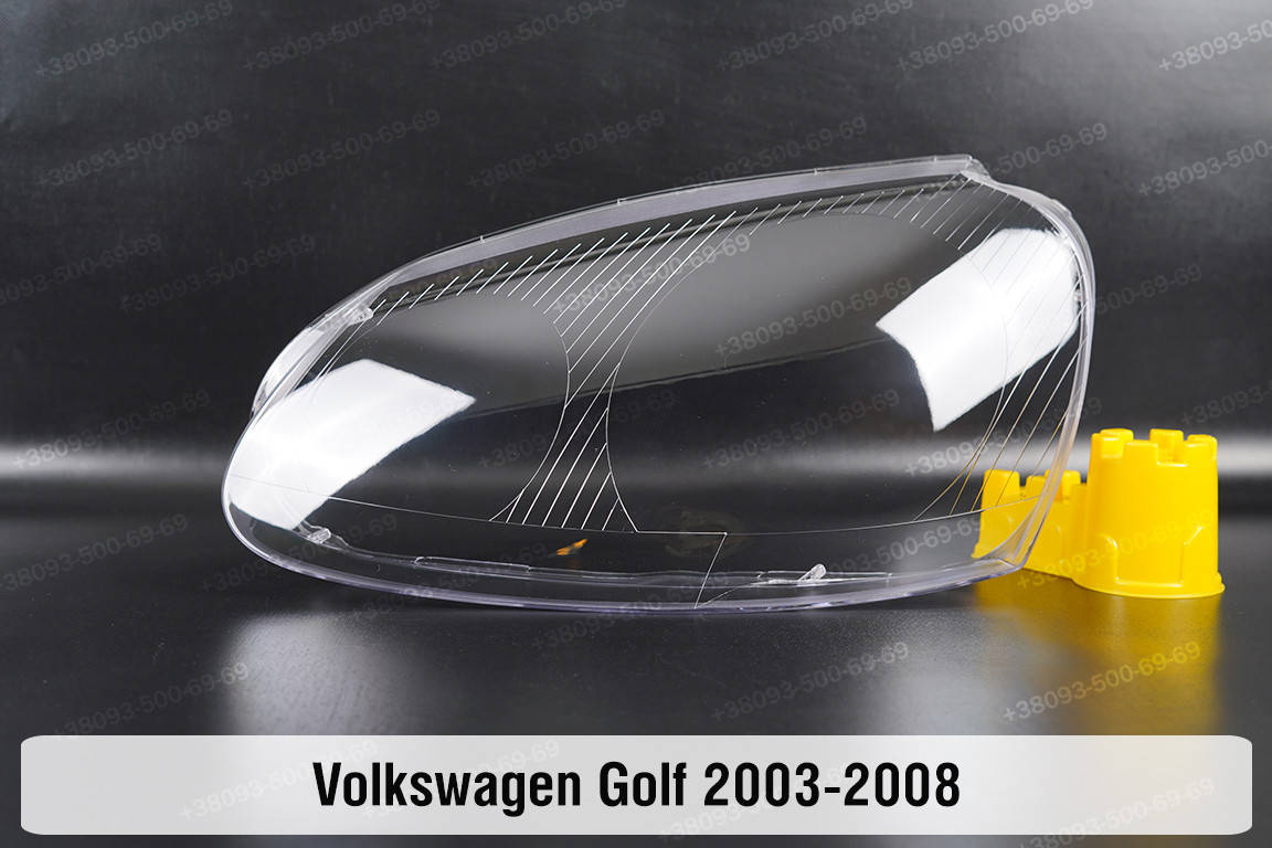 

Стекло фары VW Volkswagen Golf Mk5 (2003-2008) V поколение левое