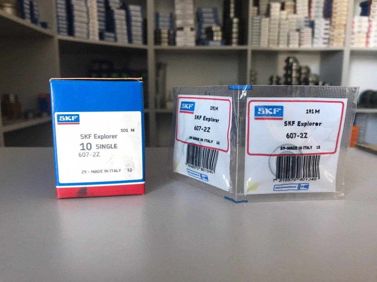 

Подшипник 607.ZZ (80017) SKF, 7х19х6 мм, шариковый радиальный однорядный закрытый