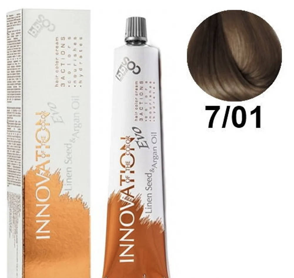 

7/01 Крем-фарба для волосся BBCOS Innovation Evо блондин натуральний 100 мл