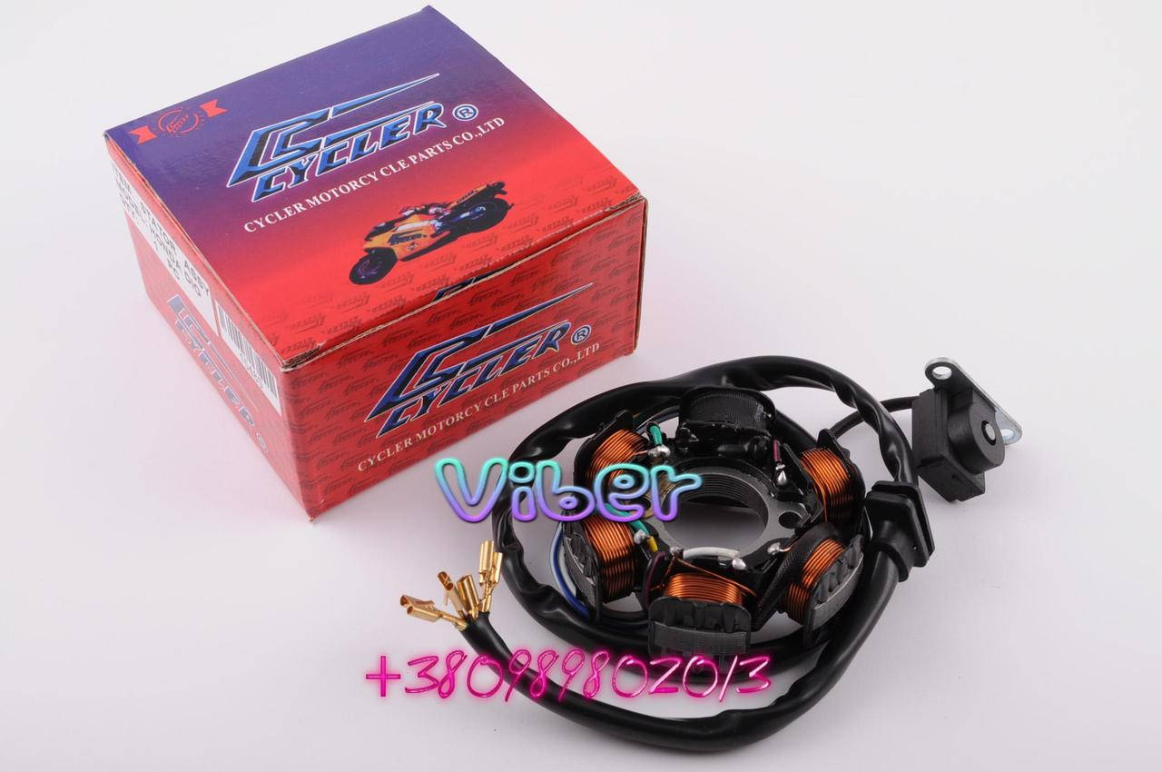 

Статор генератора 4T GY6 50 (5+1 катушка) CYCLER, шт