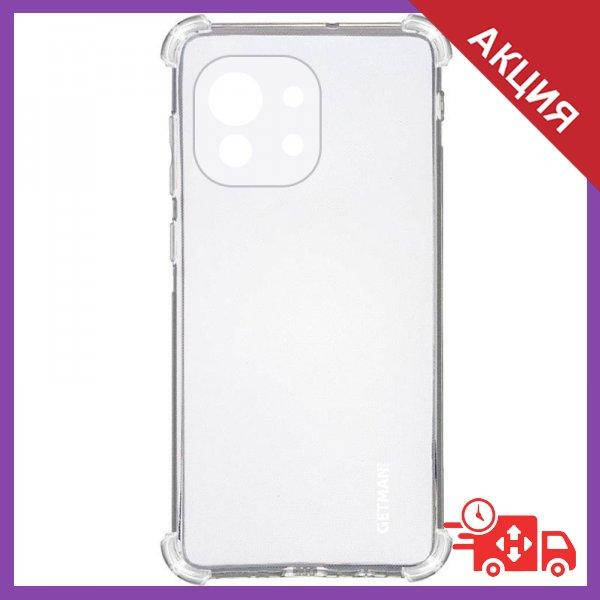 

Противоударный чехол на Xiaomi Mi 11 / Сяоми Ми 11, Прозрачный