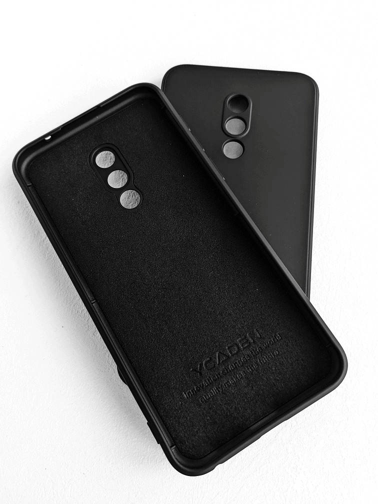 

Силиконовый чехол для Meizu 16th Черный микрофибра soft touch
