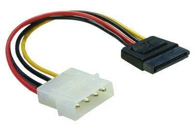 

Кабель переходник Molex-SATA питание