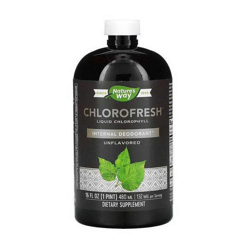 

Жидкий хлорофилл Nature's Way Chlorofresh Liquid Chlorophyll Unflavored (473 ml)