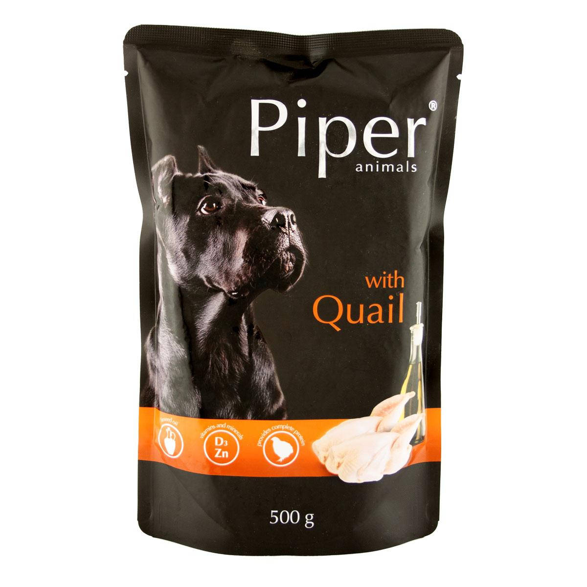 

Влажный корм Dolina Noteci Piper Dog для собак с перепёлкой, 500 гр