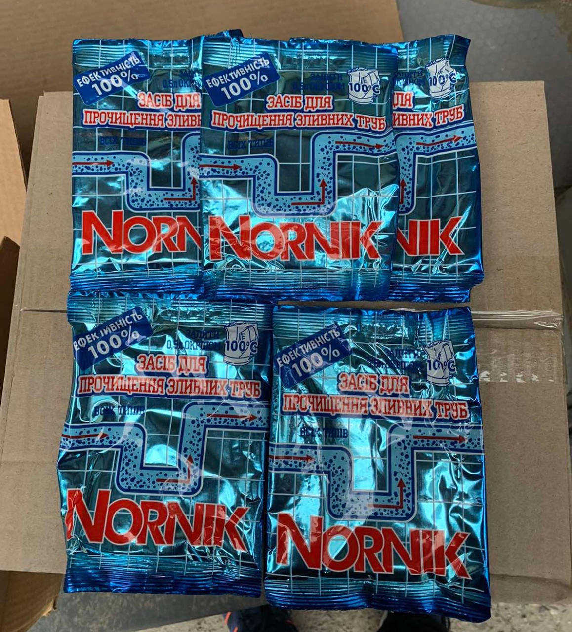 

Засіб для прочищення труб NORNIK 50г