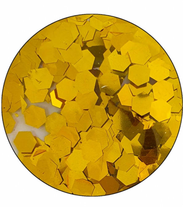 

Конфетти шестигранники золото 6 мм, 50 грамм