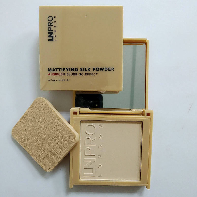 

Mатирующая пудра для лица стойкая Mattifying silk LN Pro, № 101 Фарфоровая porcelain