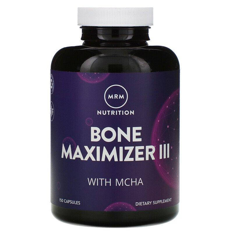 

Комплекс для костей.MRM, Nutrition, Bone Maximizer III with MCHA, 150 Capsules