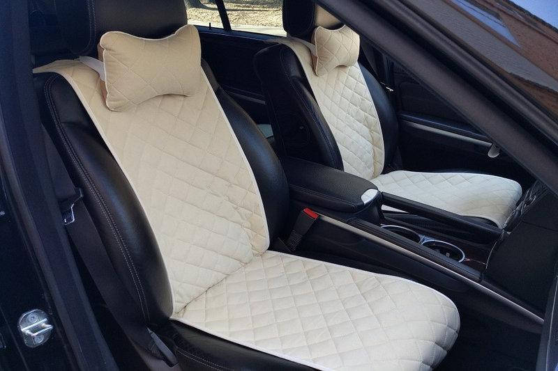 

Накидки на сиденья бежевые (передние сиденья)