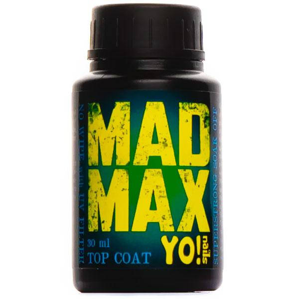 

Yo!Nails Mad Max с УФ фильтром - Супер стойкий топ без липкого слоя, 30 мл