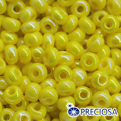 

Бисер Preciosa 10/0 цв. 84110, Непрозрачный Радужный OL, Желтый, Круглый, (УТ0012658)
