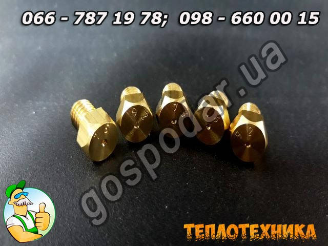 

Жиклеры на сжиженый балонный газ к газовой плите "Брест" 1457 старого образца (шаг резьбы 1 мм) 5 штук