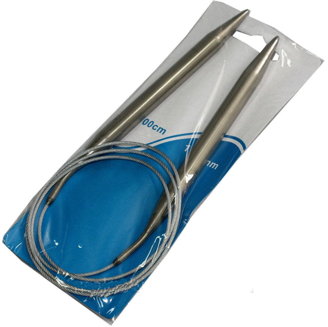 

Спицы вязальные на тросике 100см (10мм)