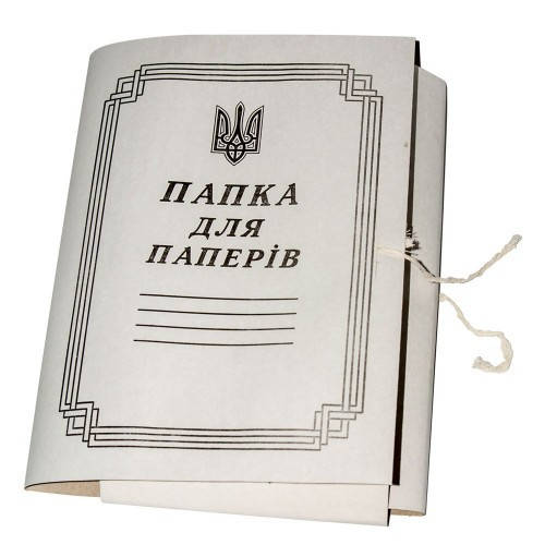 

Папка на завязках А4 картон (16084000)