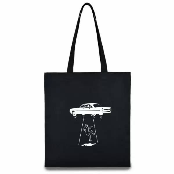 

Эко сумка Шопер Аспект "НЛО" модная,бязь, Бежевый