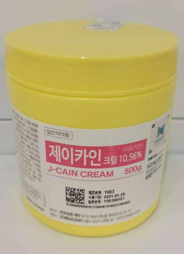 

Крем анестетик J-Cain Cream 500гр. (Джи Каин) Лидокаин 10.56% до 29.04.2024г.