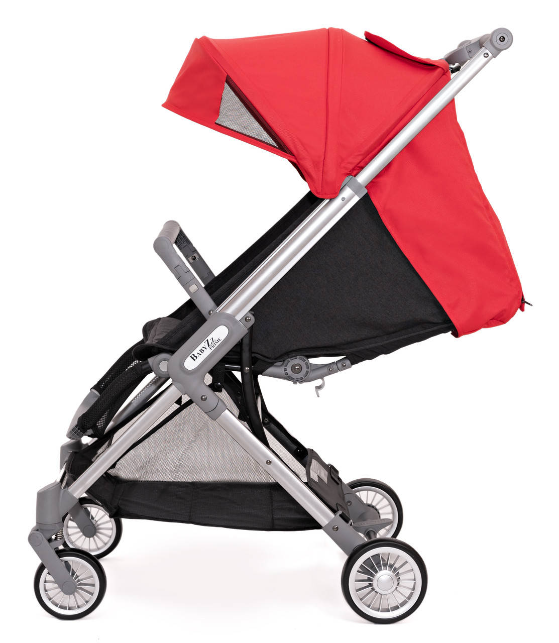

Коляска лёгкая прогулочная BabyZz Prime Антимоскитная сетка, Дождевик, Корзина для покупок, Чехол-накидка на ножки, Резина, Красно-черный