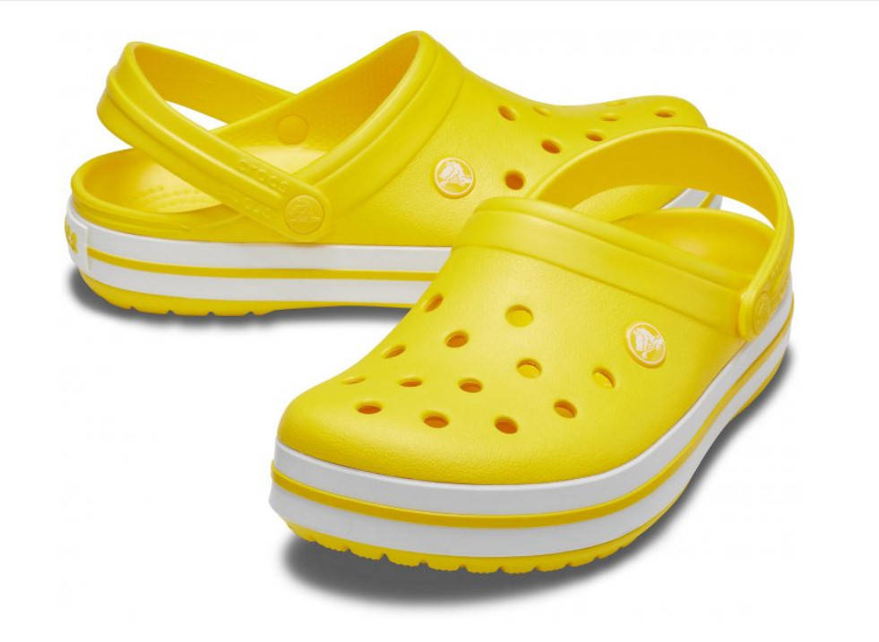 

Мужские кроксы желтые, летние яркие шлепанцы, сабо Crocs оригинал 44, Желтый