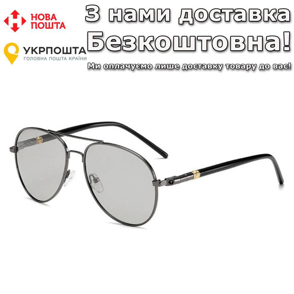 

Очки фотохромные BauTech Хамелеоны с поляризацией Стальной