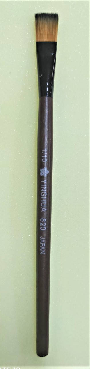 

Кисть для нанесения лака и раскрашивания больших участков холста, синтетика 1/10 16мм