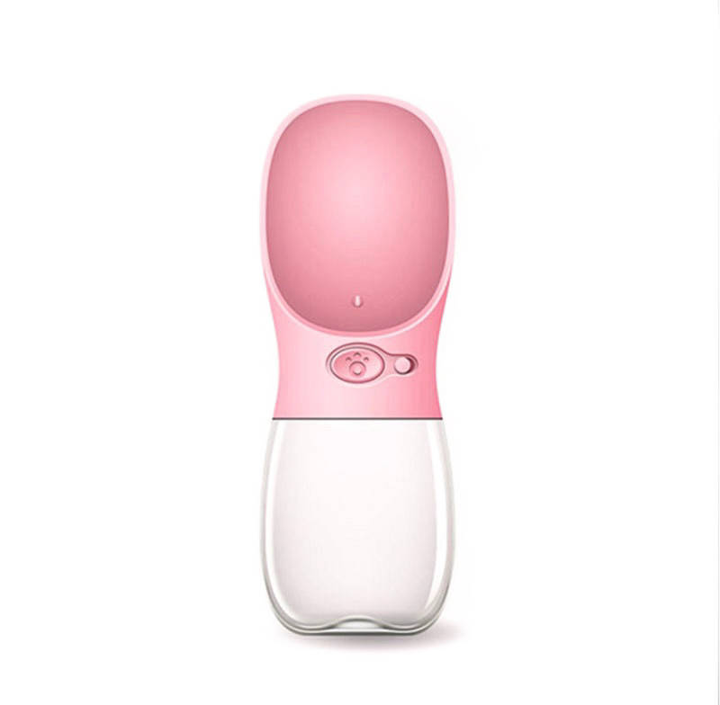 

Автоматическая бутылка поилка Pets для собак 350 мл в розовом цвете, Розовый