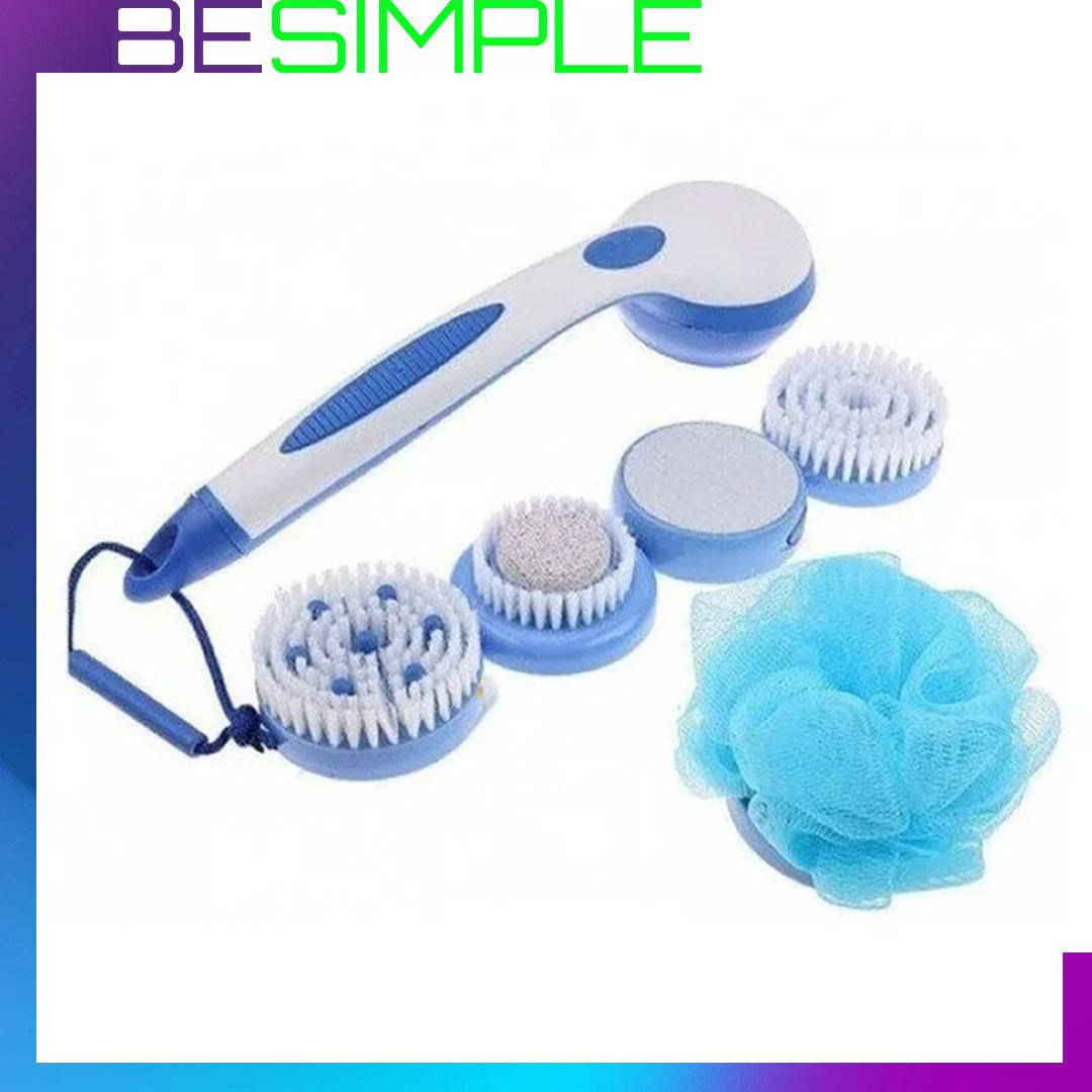 

Электрическая щетка для душа SPAN SPA DY-522 5 насадок / Многофункциональная щетка, Белый