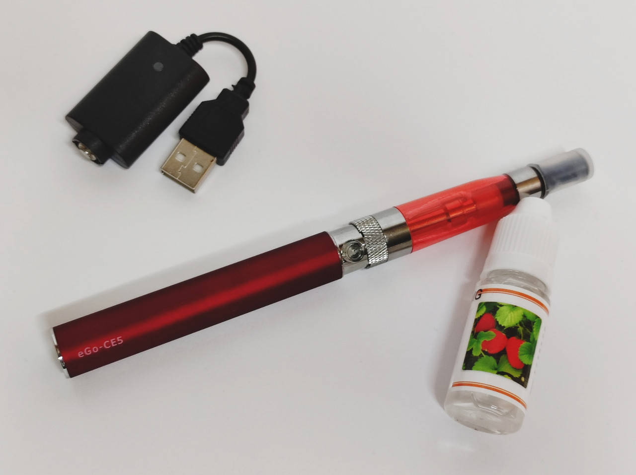 

Электронная сигарета EGO CE5 1100 mAh, Красная !, Красный