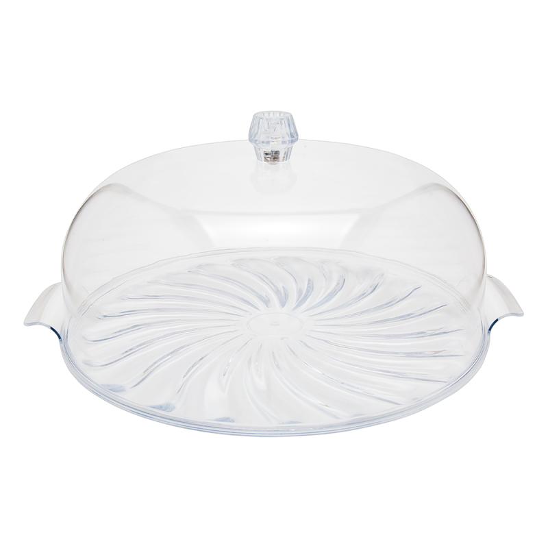 

Тортовница Кристал 29х17см Irak Plastik прозрачная, Прозрачный