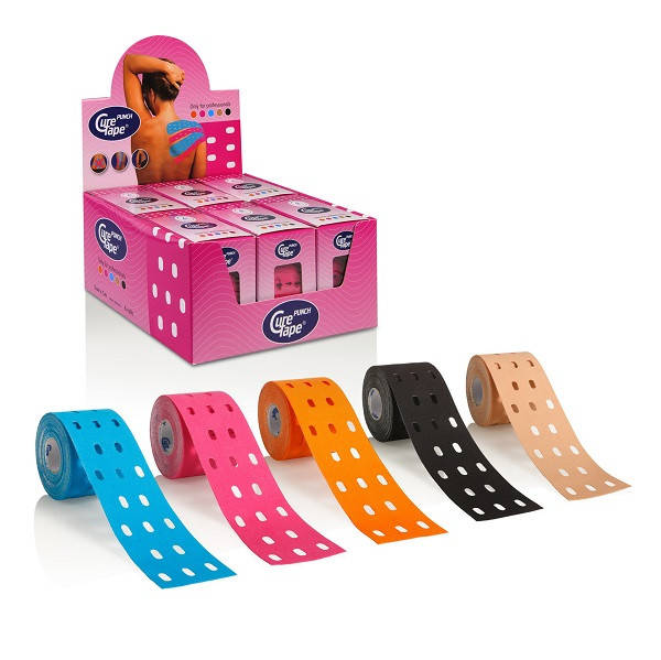 

Кинезио тейп CureTape PUNCH 5см х 5м