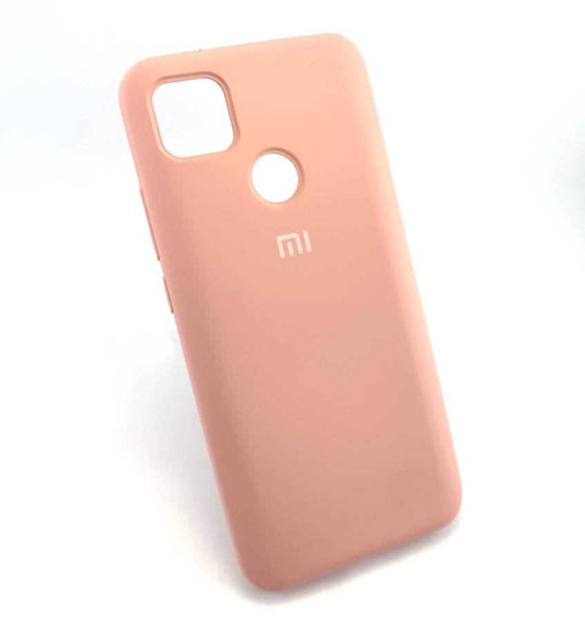 

Чехол для Xiaomi Redmi 9C накладка бампер противоударный силиконовый Silicone Cover розовый