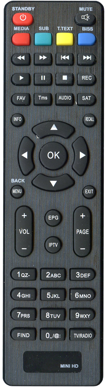 

Пульт для тюнера WinQuest mini HD