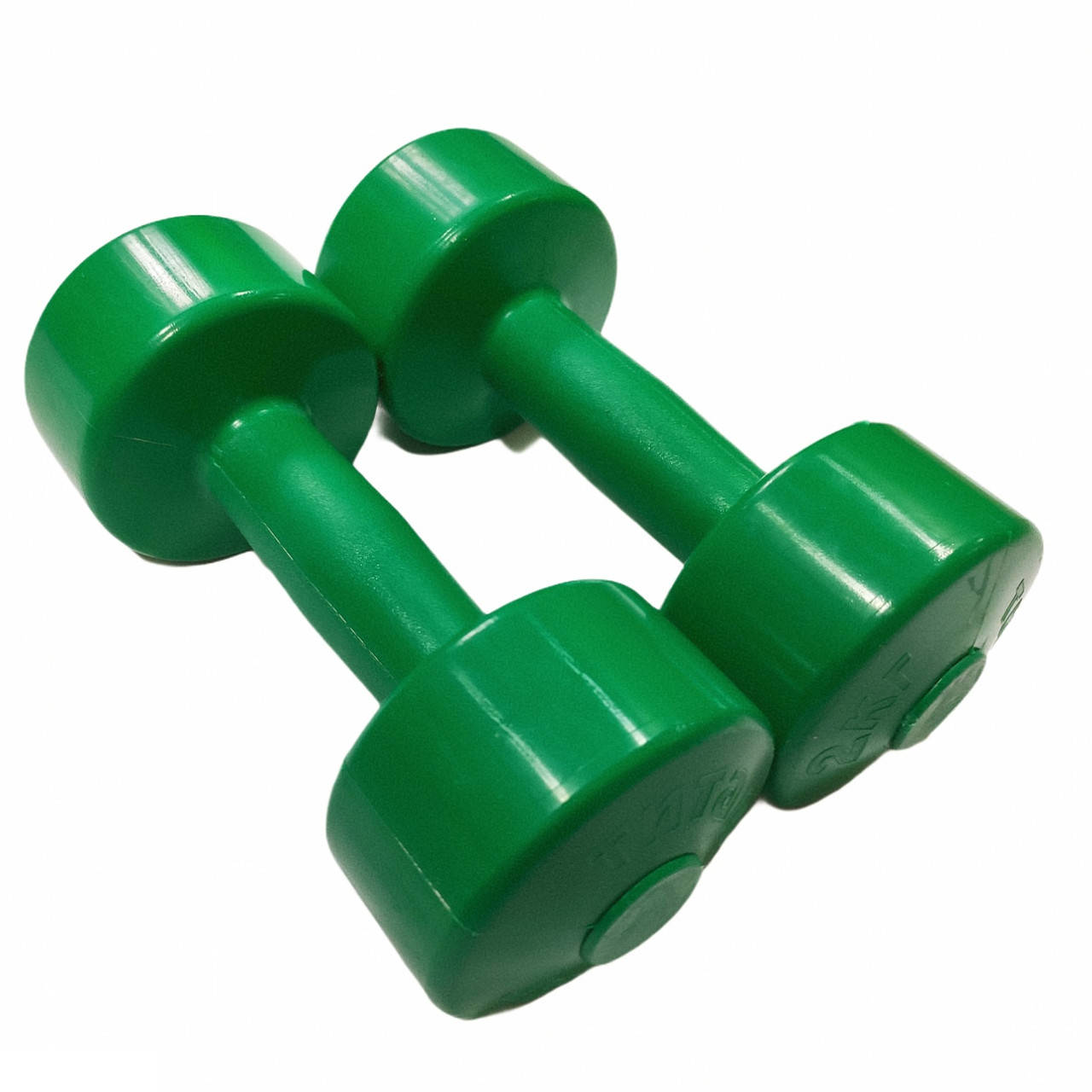 

Гантели для фитнеса Титан 2 кг х 2 шт., Зелёный