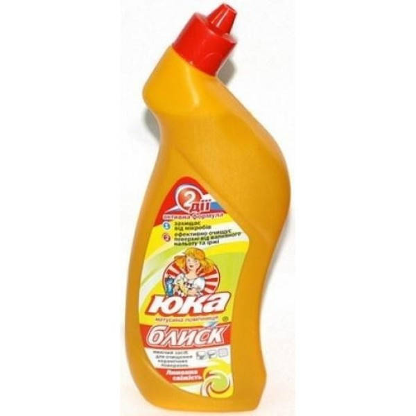 

Средство для унитаза Юка-блеск лимон, 810 мл