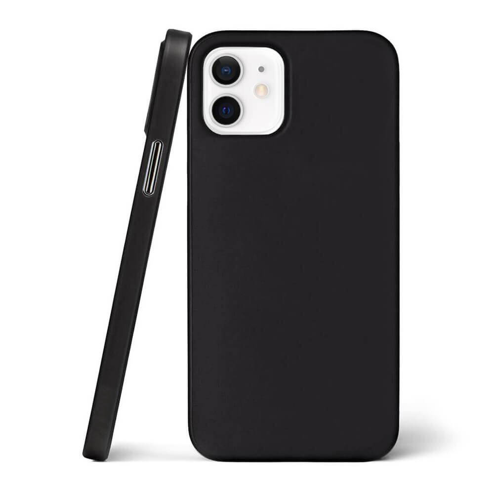 

Матовый тонкий чехол на Iphone 12 черный