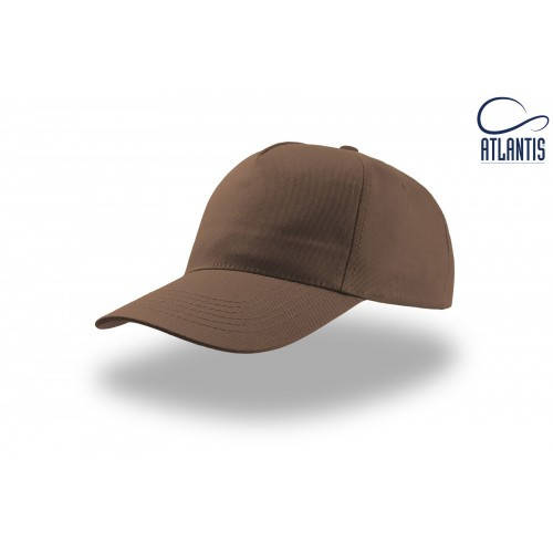 

Кепка взрослая стандартная Atlantis Start Five коричневый (цвета в ассортименте) Кепка пятипанельная