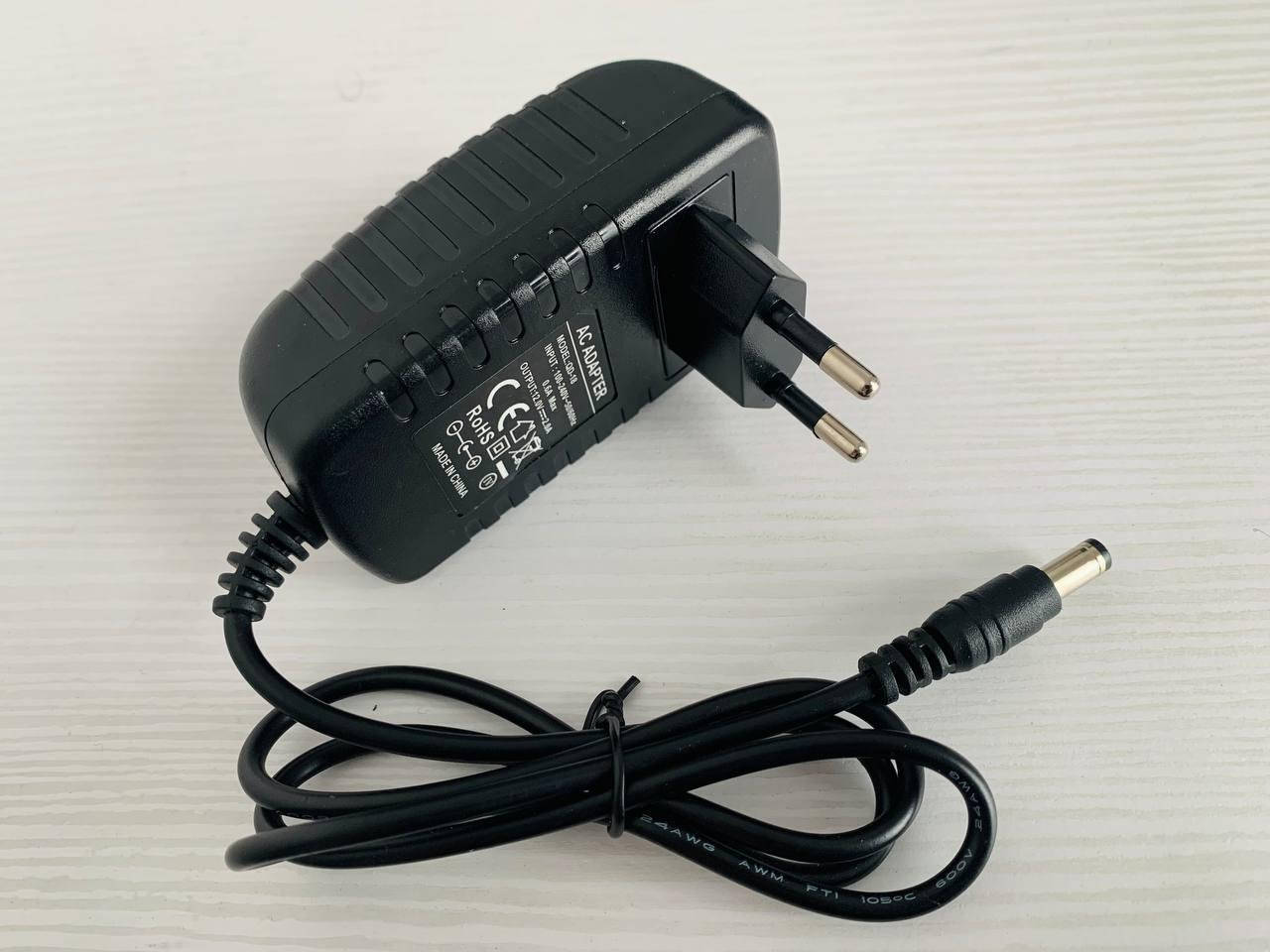 

Блок питания 12V 2A (5.5х2.5)
