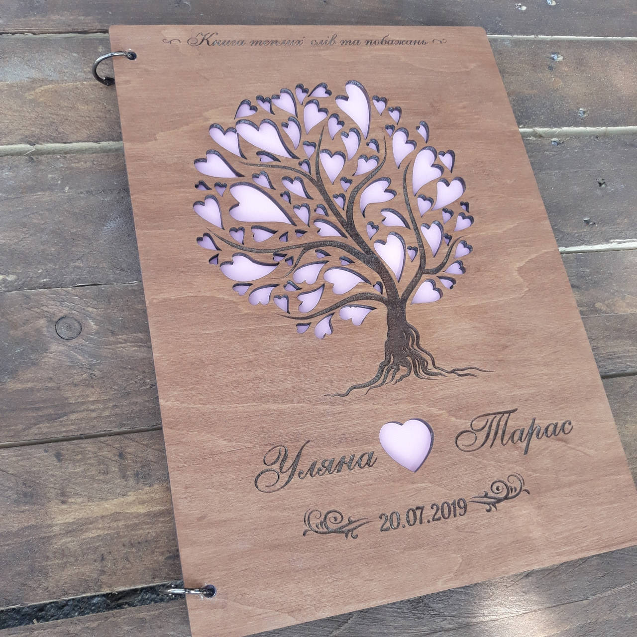 

Книга пожеланий "Влюбленные сердца"