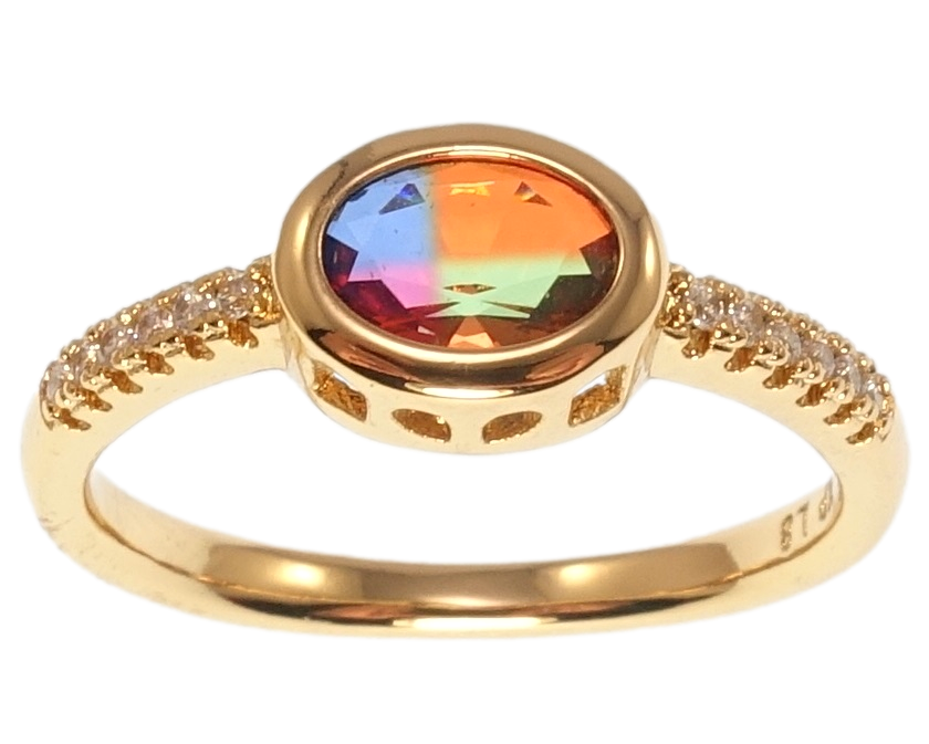 

Кольцо Xuping Позолота 18K "Разноцветный кристалл" р.16.5,17,18,18.5,19,19.5,20,20.5