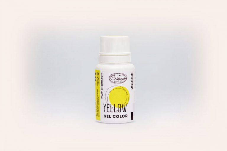 

Гелевый краситель Супер-мини желтый/Yellow, Criamo, 10 г.