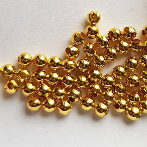 

Бусина разделитель, 5 мм, цвет - золото, 20 шт
