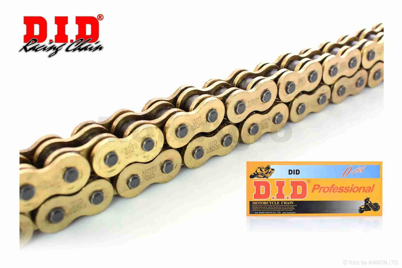 

Цепь трансмиссии 520HV-104L сальниковая, GOLD "DID"