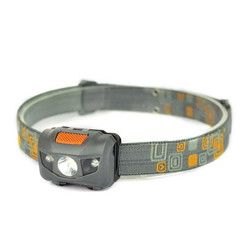 

Туристический налобный фонарик серый (3 ААА) Налобний ліхтарик LED (светодиодный)