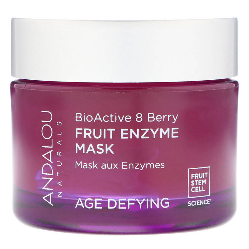 

Антивозрастная энзимная маска для лица Andalou Naturals "Fruit Enzyme Mask" отшелушивающая (50 мл)