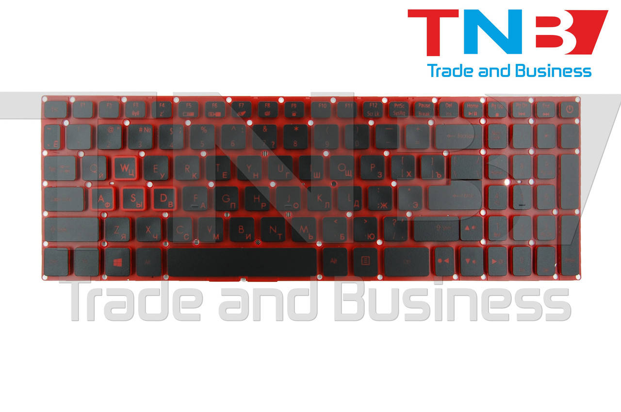 

Клавиатура ACER Nitro 5 AN515-42 AN515-51 AN515-52 AN515-53 Черная с подсветкой RUUS, Черный